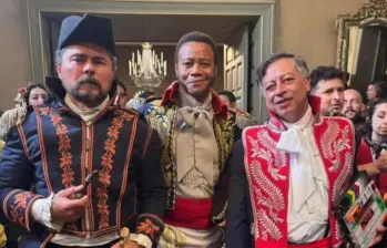 El actor Cuba Gooding Jr. participa en la película sobre el almirante José Prudencio Padilla, proyecto que ha generado debate por el uso de recursos públicos. FOTO tomada de redes sociales