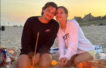 Millie Bobby Brown y Jake Bongiovi celebran la llegada de su primera hija, fruto de su reciente matrimonio. Imagen: Instagram @jakebongiovi. 