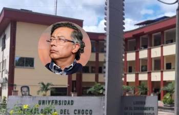 Sede de la Universidad Tecnológica del Chocó, intervenida por el presidente Gustavo Petro. Foto: U. del Chocó