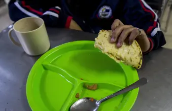 El Programa de Alimentación Escolar (PAE) es una de las principales estrategias en todo el país para combatir la desnutrición infantil. FOTO: Julio César Herrera. Archivo El Colombiano