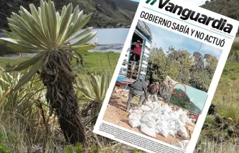 Documentos oficiales prueban que el Gobierno sabía del saqueo de oro y la contaminación con ácidos en Santurbán, y no cerró los túneles a tiempo. FOTO: Colprensa y Vanguardia.