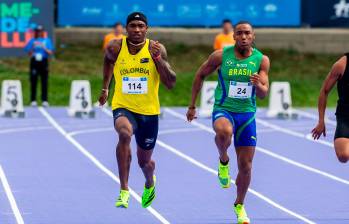 Ronal Longa es una de las figuras del Panamericano de atletismo de mayores en Medellín. Foto: Camilo Suárez