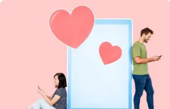 Tinder sigue siendo una de las apps favoritas para buscar pareja en Colombia. En algunas ciudades, hacer ‘match’ es más fácil que en otras. Imagen, Freepik. 