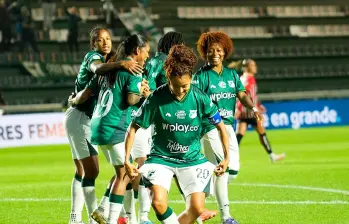 Deportivo Cali y Colo-Colo, por un cupo a la final de la Copa Libertadores. Foto: Tomada de redes @CaliFemenino. 