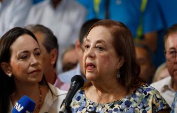 Corina Yoris fue designada como sucesora de María Corina Machado para ser candidata de la oposición en las elecciones del 28 de julio. Sin embargo, no se pudo inscribir ante el Consejo Nacional Electoral de Venezuela. FOTO: TOMADA DEL X DE @ConVzlaComando