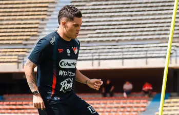 Juan fernando Quintero ya entrena a toda máquina con el DIM. FOTO CORTESÍA DIM