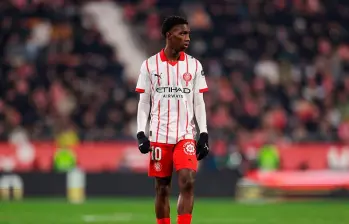 Yaser Asprilla no ha podido tener continuidad en el Girona. FOTO GETTY