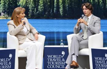 Justin Trudeau dijo en la cumbre del WTTC en Malta que Estados Unidos no hace sentir bienvenidos a los viajeros. Los canadienses van 20% menos. FOTO: Cortesía WTTC.