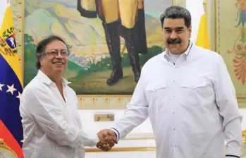 Petro ha ido seis veces a Venezuela desde que empezó su manato presidencial. Foto: Presidencia