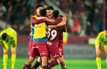 Lanús es el nuevo campeón de la Copa Sudamericana. FOTO CONMEBOL