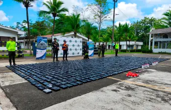 Cae contenedor contaminado en Urabá con 1.300 kilos de clorhidrato de cocaína