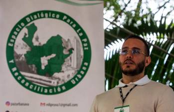 Sebastián Murillo Echeverry (“Lindolfo”), uno de los voceros de las bandas del Valle de Aburrá. FOTO: JULIO CÉSAR HERRERA.
