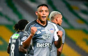 Luis Fernando Muriel festejó su primer gol con el Junior. FOTO: Colprensa