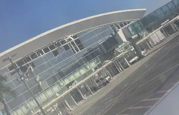 Daños en el aeropuerto El Edén, ubicado en La Tebaida, Quindío. Foto: Redes sociales