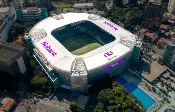 El estadio del Palmeiras, ahora bajo el naming de Nubank, es el principal recinto de conciertos en Sudamérica y uno de los más grandes de la región. FOTO: Cortesía