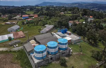Imagen de referencia de un acueducto veredal en Antioquia. Foto: EL COLOMBIANO