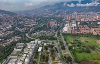 Los trabajos para descongestionar esta zona comprenden el intercambio vial de La Seca (tablero norte – sur) y el Bulevar del Norte. FOTO: Cortesía Alcaldía de Bello