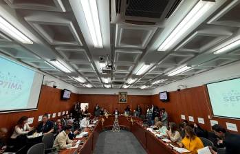 La reforma volvió a quedar empantanada en la Comisión Séptima del Senado tras el hundimiento de la reforma tributaria, lo que desató una disputa sobre su viabilidad financiera y frenó cualquier decisión. FOTO: JAVIER GONZÁLEZ PENAGOS