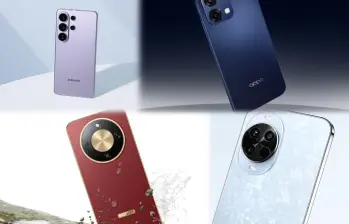 El Samsung Galaxy S26+ destaca por su panel de 2.600 nits; el Huawei nova 14 Pro tiene un distintivo módulo de apertura variable; el Honor Magic 8 Lite está blindado con estructura interna de grado balístico, y el Oppo A6 Pro apuesta por la resistencia IP69. FOTOS cortesía