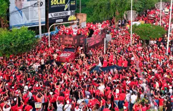 Así fue la Caravana Silvestrista en Valledupar este jueves 29 de mayo. FOTO: Cortesía José Maestre