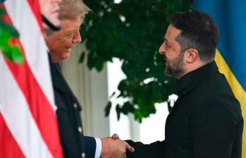 El tono de esta reunión entre los dos mandatarios fue notoriamente distinto al de la anterior. Foto: Getty.