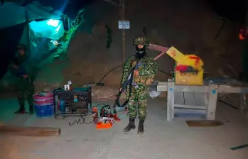 La acción tuvo lugar en la vereda Los Araos y fue realizada por soldados del Batallón de Infantería Liviana N.º 32. Foto: cortesía Ejército