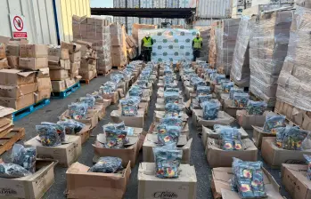 En estas bolsas de condimentos alimenticios estaba oculta la cocaína. FOTO: CORTESÍA DE POLICÍA.
