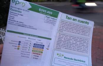 Al cierre de 2025, la facturación de EPM del kilovatio-hora de energía para el estrato 3 en la ciudad de Medellín fue de $790,49. Para inicios de año el valor fue $847,91. FOTO Mauricio Palacio