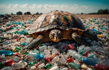 Residuos plásticos acumulados cerca del mar, uno de los principales retos que busca enfrentar el tratado global impulsado por la Onu. FOTO Pixabay