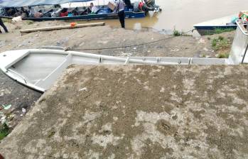 Más de 5.000 habitantes de Atrato Medio antioqueño se beneficiarán del mejoramiento del muelle de Murindó. FOTO cortesía Invías