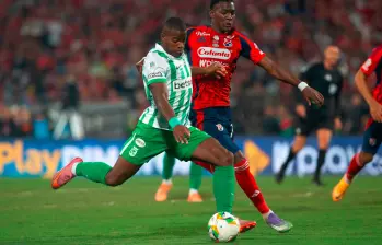 Andrés Román terminó dándole el título a Nacional con su anotación. FOTO CAMILO SUÁREZ