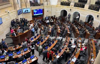 Senado aprobó en plenaria el articulado del Presupuesto 206. Ayer lo había hecho la Cámara. FOTO: Senado.