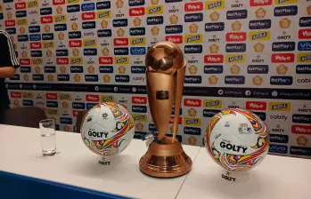 El trofeo de la Copa Betplay. FOTO: Redes sociales