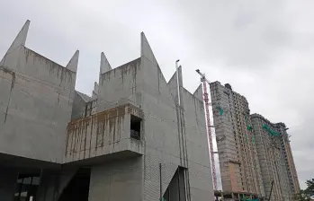 Esta es la fachada del Museo de la Memoria en Bogotá. FOTO @RodrigoTorresRT