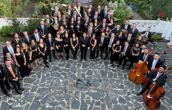 Aunque hay músicos de carrerra, la banda también tiene profesionales de otras áreas que se interesaron por la música. La mayoría de los músicos vive o nació en el municipio del sur del Valle de Aburrá. FOTO cortesía.