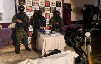 Tropas del Gaula Militar realizaron varios operativos contra la extorsión en el Oriente antioqueño que acabaron con un muerto y un capturado en La Unión, Antioquia. FOTO: CORTESÍA EJÉRCITO NACIONAL