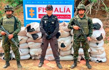 Ejercito Nacional encontró tres toneladas de material explosivo en zona rural de Cúcuta. Foto: Foto: Tomada de la cuenta X de @Ejercito_Div2. 