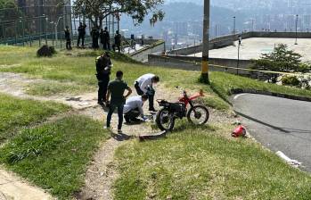 Imagen de referencia de un homicidio en la ciudad de Medellín. Foto: Andrés Felipe Osorio García