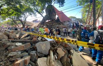 Este es uno de los edificios afectados por el terremoto en el sur de Cali. Foto: Andrés Carmona - El Colombiano