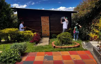 Uno de los glampings sellados por la Alcaldía de Medellín en San Cristobal. FOTO: CORTESÍA