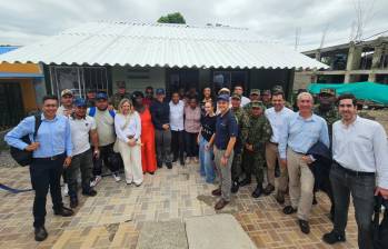 Grupo Argos entregó en Quibdó la primera vivienda de un programa que contempla 1.000 soluciones habitacionales para familias afectadas por el terremoto. FOTO CORTESÍA
