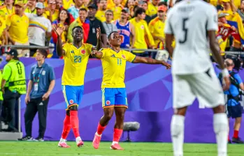Jhon Arias es una muestra de que el futbolista colombiano sí puede ser un jugador completo, con llegada al área, ida y vuelta y marca. FOTO JUAN ANTONIO SÁNCHEZ