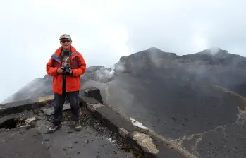 Viajero y escritor, Andrés Hurtado prende las alarmas de sobre el estado de conservación de Chiribiquete. También señala que hay varios paisajes colombianos que podrían correr la misma suerte. FOTO cortesía. 