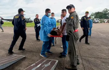 El aeropuerto de Puerto Leguízamo es operado por el municipio, en medio de múltiples precariedades. FOTO: CORTESÍA FUERZAS MILITARES.