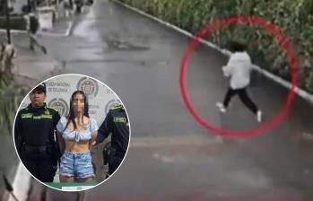 La historia de Melissa Fierro, la joven señalada de cometer ataques armados en Girardot. FOTOS: Policía Nacional - captura de video 
