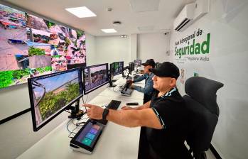 Aspecto del nuevo nodo subregional de seguridad del Magdalena Medio, ubicado en Puerto Berrío. FOTO: Cortesía Gobernación de Antioquia