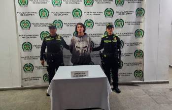 Capturaron al señalado de matar al papá en La Ceja/FOTO: POLICÍA NACIONAL