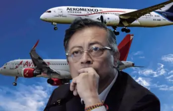 El expresidente Petro fue notificado de la cancelación de su tiquete. Avianca habría tomado la decisión para evitar exponerse a posibles sanciones de las autoridades estadounidenses. FOTO JUAN ANTONIO SÁNCHEZ Y GETTY