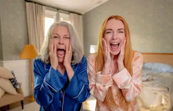 Jamie Lee Curtis y Lindsay Lohan son Tess y Anna Coleman en Otro viernes de locos. FOTO Disney