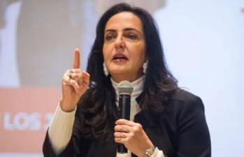 María Fernanda Cabal presentó este sábado su nuevo Partido Republicano. Foto: Colprensa